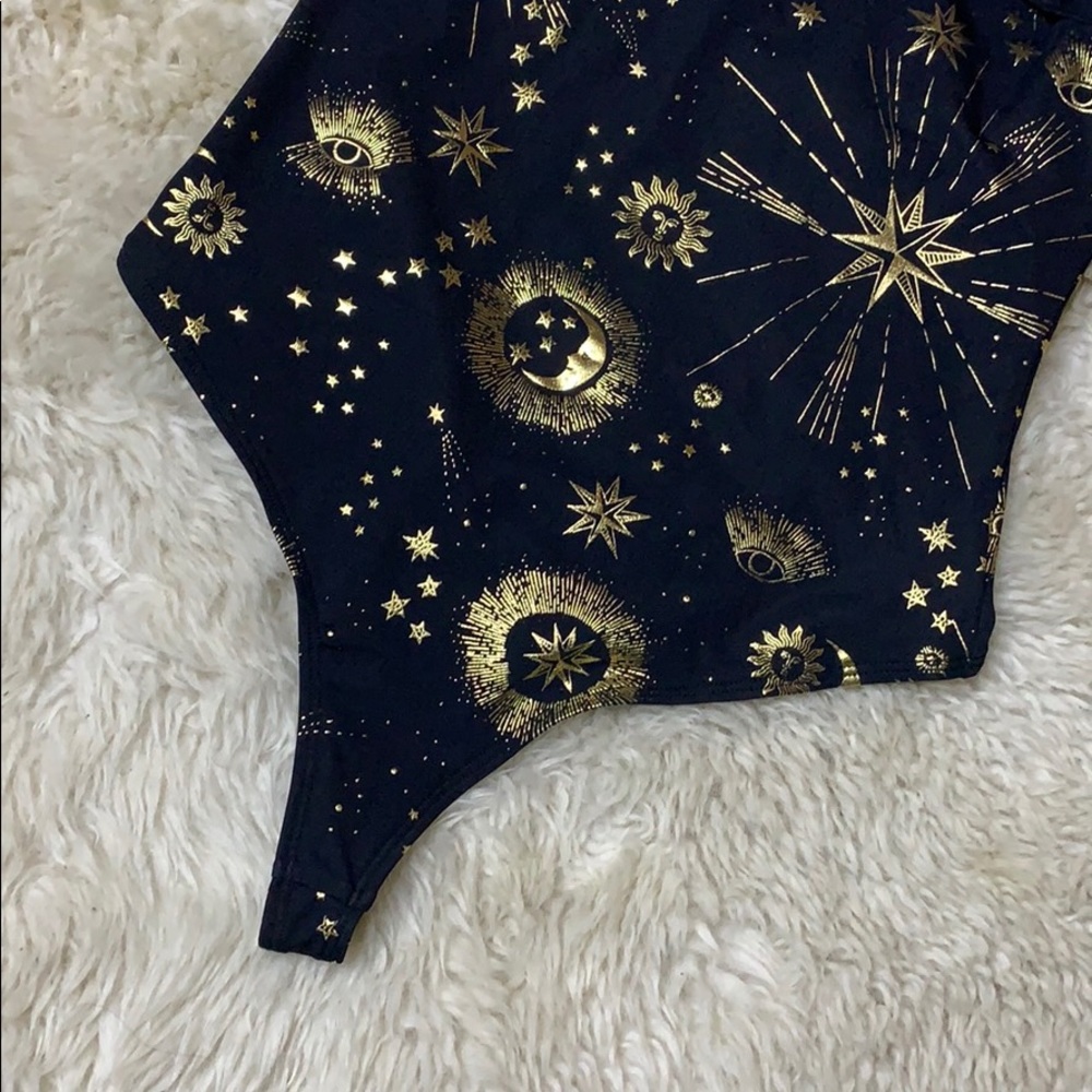 Carbon 38 Cosmic Celestial One Shoulder Bodysuit - Picture 5 of 13